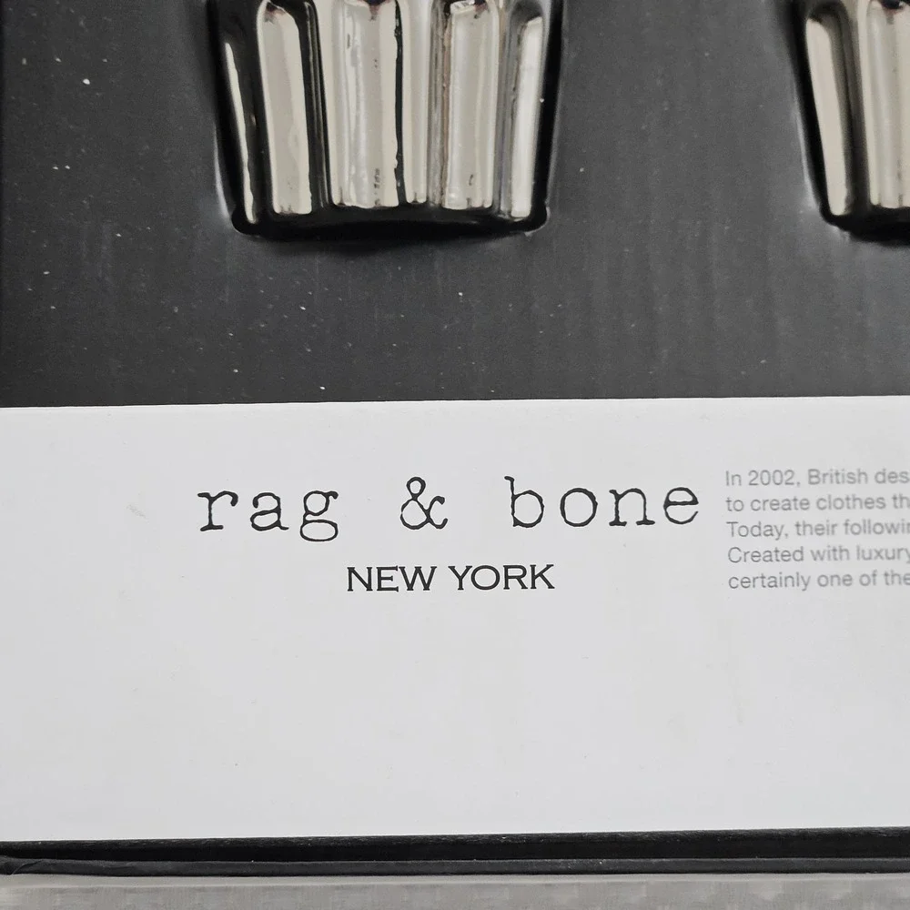 RAG & BONE NEW YORK‎ SET OF 4 SHOT GLASSES 1.5oz